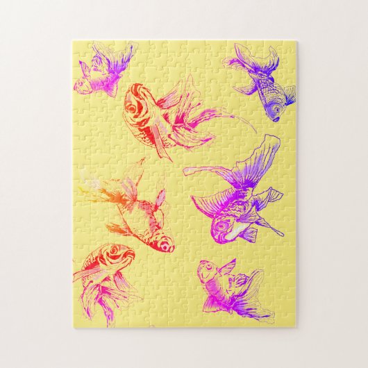 金魚 ジグソーパズル (縦)