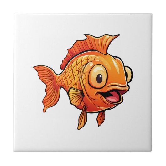 金魚 タイル (正面)