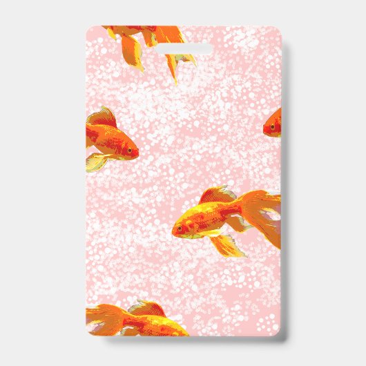 金魚 バッジ (正面)