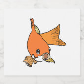 金魚 ビールラベル (シングルラベル)