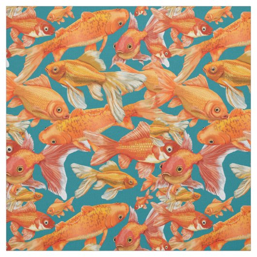 金魚 ファブリック (見本)