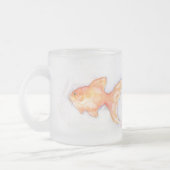 金魚 フロストグラスマグカップ (左)