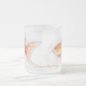 金魚 フロストグラスマグカップ (中央)