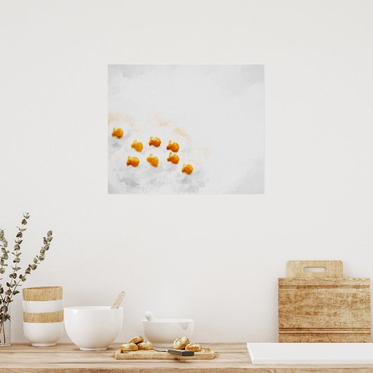 金魚 ポスター (キッチン)