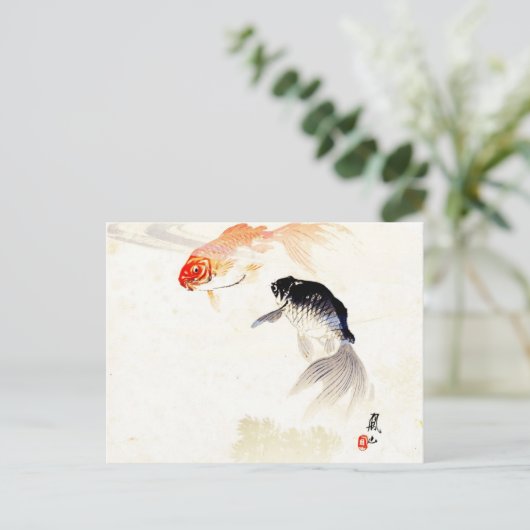 金魚 ポストカード (スタンド正面)