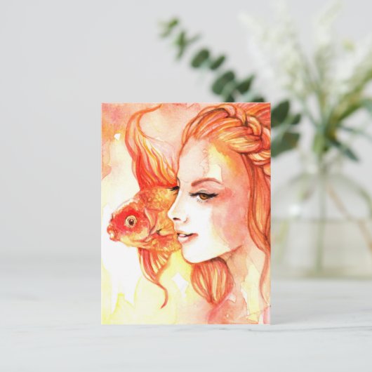 金魚 ポストカード (スタンド正面)