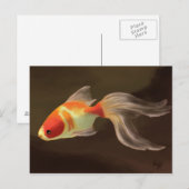 金魚 ポストカード (正面/裏面)