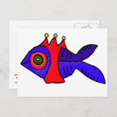 金魚 ポストカード (正面/裏面)