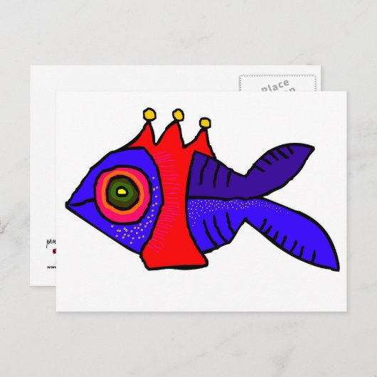 金魚 ポストカード (正面/裏面)