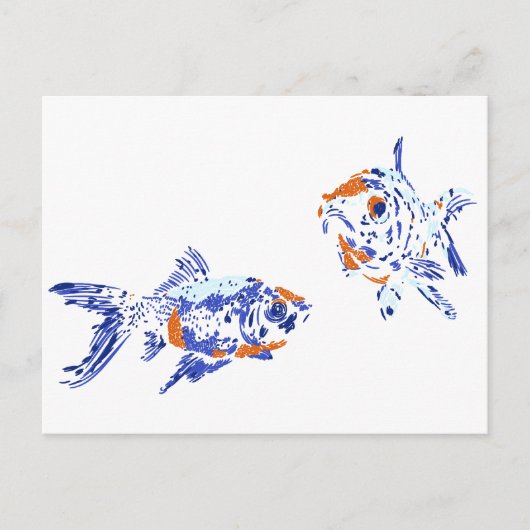 金魚 ポストカード (正面)