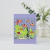 金魚 ポストカード (スタンド正面)