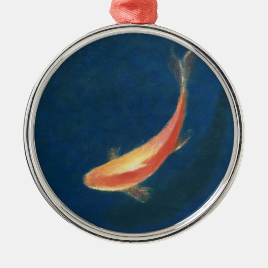 金魚 メタルオーナメント (正面)