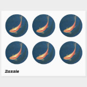 金魚 ラウンドシール (シート)
