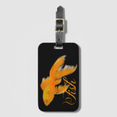 金魚 ラゲッジタグ (正面縦)