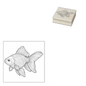 金魚 ラバースタンプ (押印)