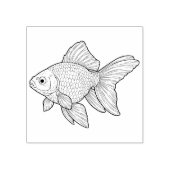 金魚 ラバースタンプ (インプリント)