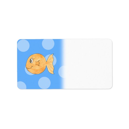 金魚。 ラベル (正面)