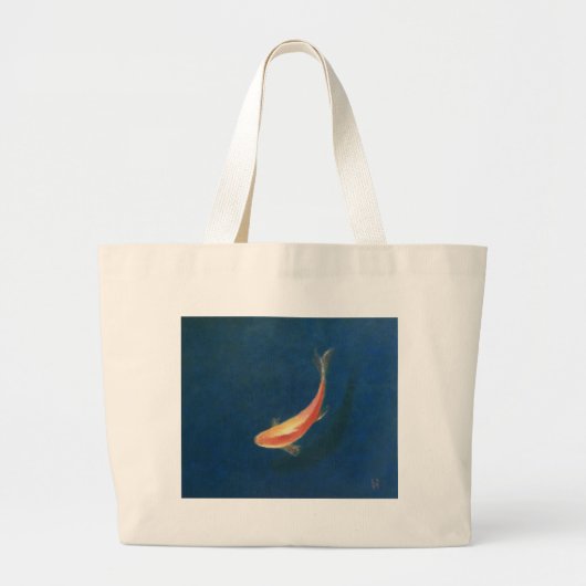 金魚 ラージトートバッグ (正面)