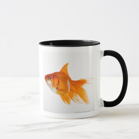 金魚、側面図 マグカップ (右)