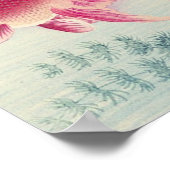 金魚, 古邨 Pair of Goldfish, Koson, Ukiyo-e, Woodcut ポスター (角)