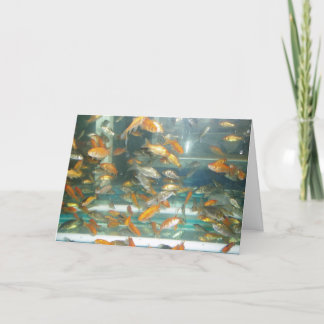 「金魚」回復グリーティングカード カード
