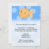 金魚。 招待状 (裏面)