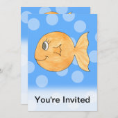 金魚。 招待状 (正面/裏面)