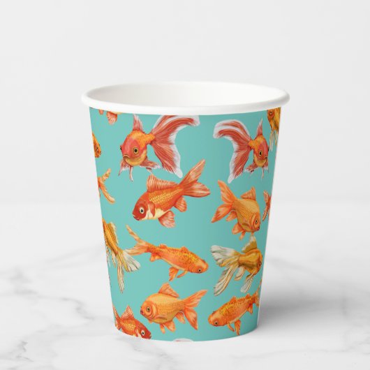金魚  紙コップ (裏面)