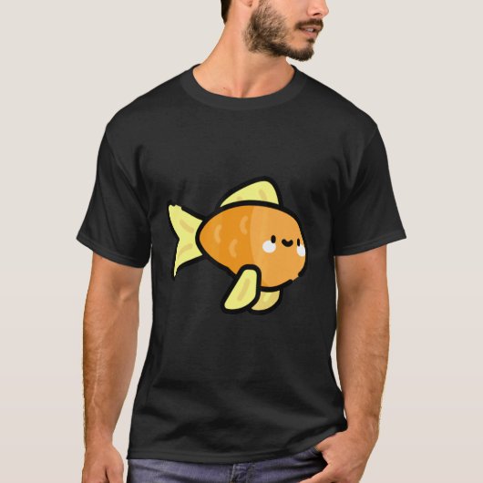 金魚　芸術的な魚　鯉　コイ Tシャツ (正面)