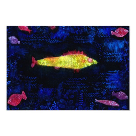 金魚、1925年ポール・クレー フォトプリント (正面)