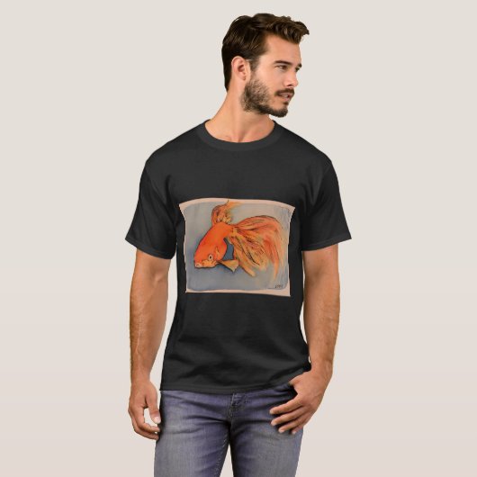 金魚 Tシャツ (正面フル)