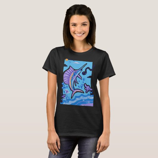 金魚 Tシャツ (正面フル)