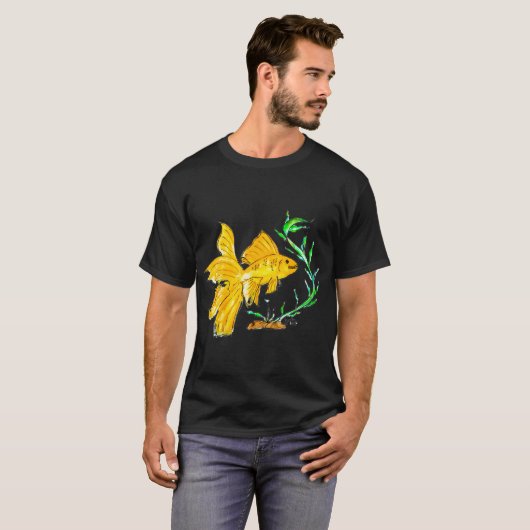 金魚 Tシャツ (正面フル)