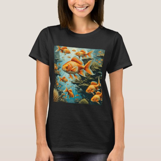 金魚 Tシャツ (正面)