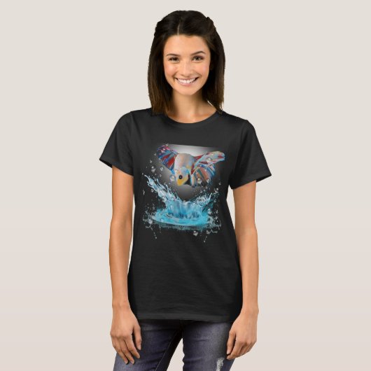 金魚 Tシャツ (正面フル)