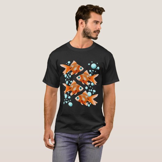 金魚 Tシャツ (正面フル)
