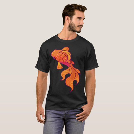 金魚 Tシャツ (正面フル)