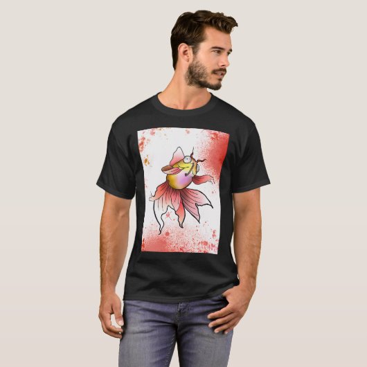 金魚 Tシャツ (正面フル)