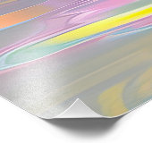 金鮮やかの花瓶のピンクのチューリップ フォトプリント            (角)