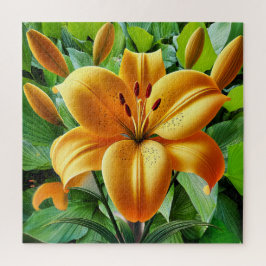 金鮮やか黄の百合 ジグソーパズル