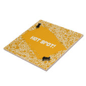 金黄色および白い小型タイルのデザイン タイル (側面)