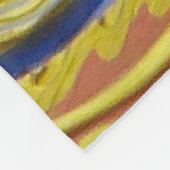 金龍が市門を守る フリースブランケット (角)