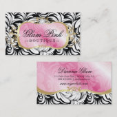 金311物惜しみしないピンクの大皿| 名刺 (正面/裏面)