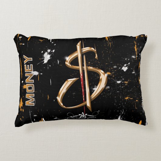 金 アクセントクッション (正面)