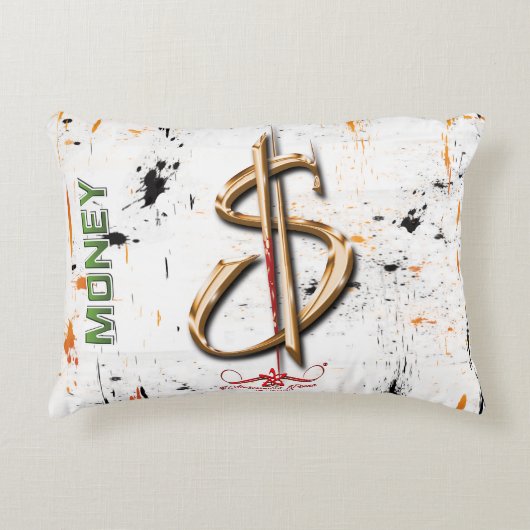 金 アクセントクッション (正面)