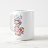 金 コーヒーマグカップ (正面左)