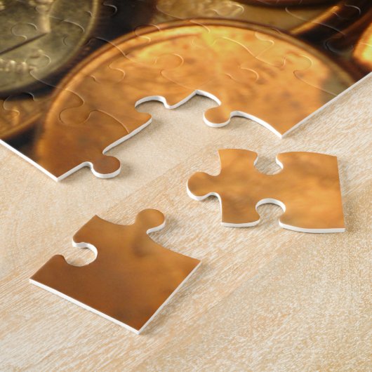 金 ジグソーパズル (側面)