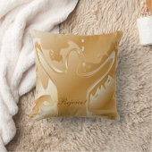 金/タン装飾用クッションを喜ばせて下さい クッション (ブランケット)