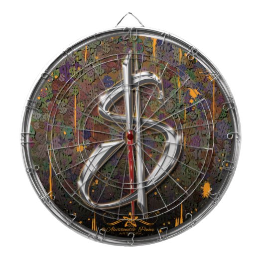 金 ダーツボード (正面)