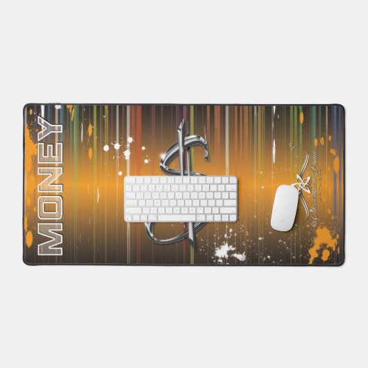 金 デスクマット (キーボード&マウス)